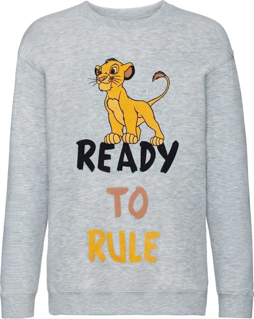The Lion King - "Ready To Rule" Sweatshirt für Jungen NS6214 (158-164) (Grau)