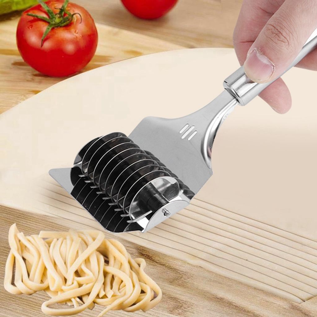Edelstahl Nudel Gitter Walze Teigschneider Pasta Spaghetti Maker für Küche Kochen Werkzeuge