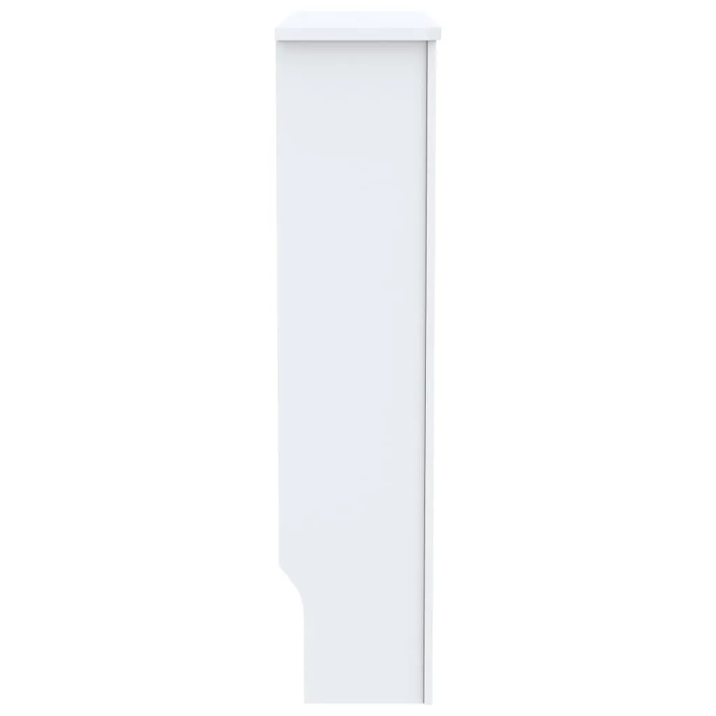 vidaXL Rivestimento per radiatori in MDF bianco 78 cm - 5
