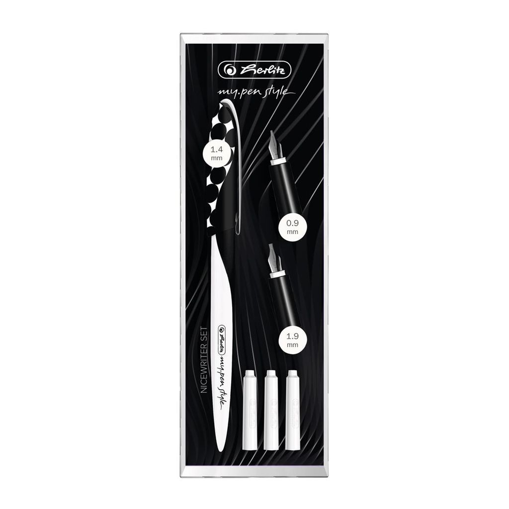 herlitz Kalligraphie-Set my.pen Nicewriter "Just Black"