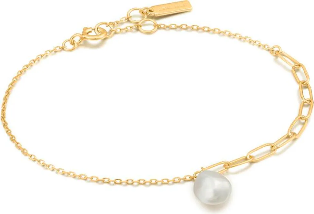 Ania Haie B019-02G Bracciale in Argento Dorato 19cm | Regalo Speciale