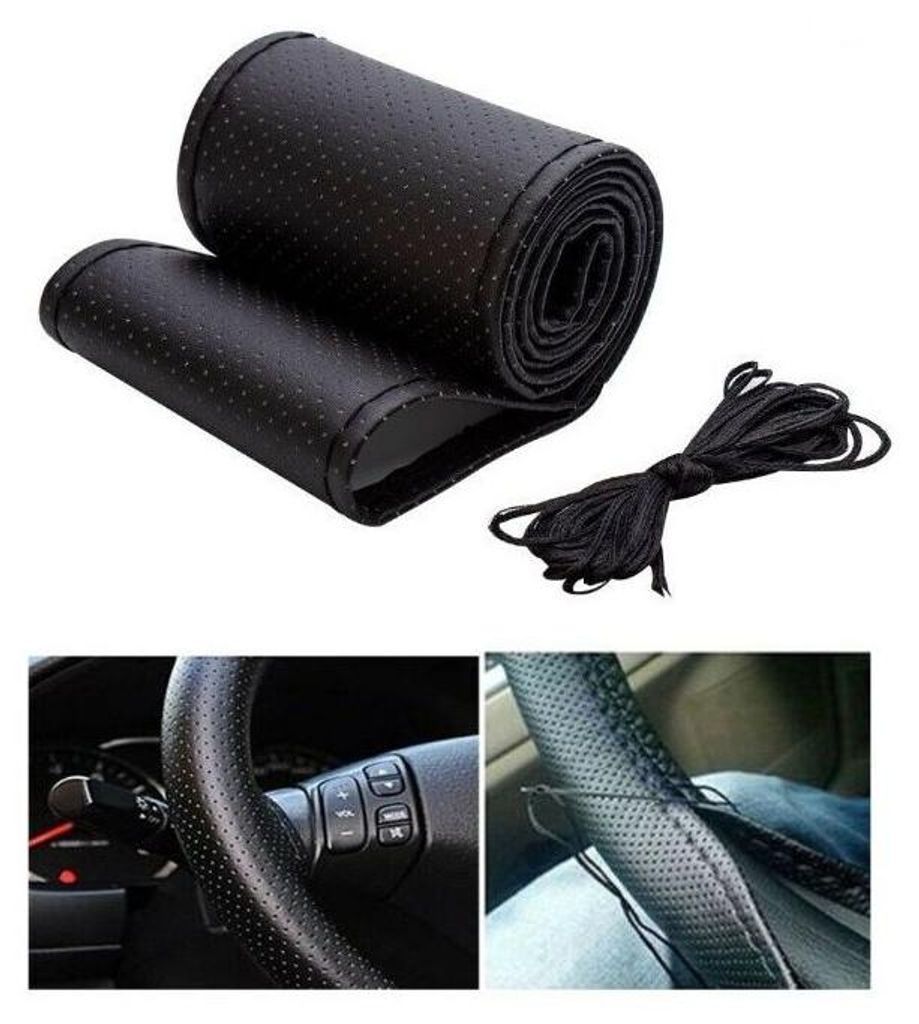 Rivestimento in pelle traforata per volante, da cucire da Immagine del prodotto 