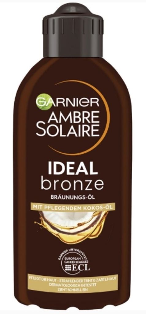 Garnier Ambre Solaire Bräunungs-Öl Ideal Bronzer 200ml Produktbild 