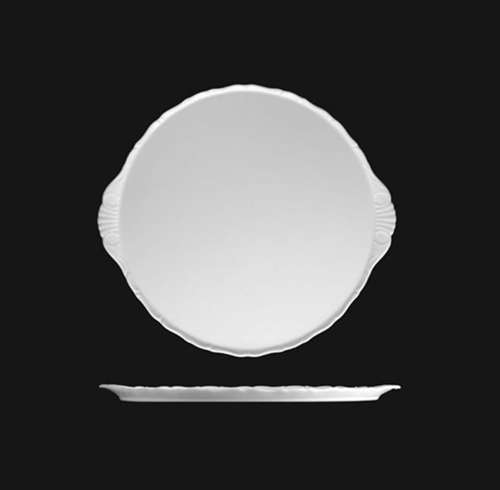 Kuchenteller 17 cm, weißes Porzellan, Verona, G. Benedikt Produktbild 