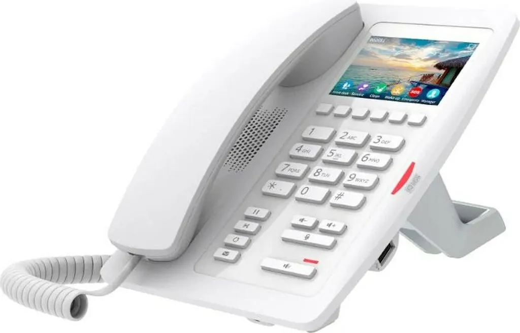 Fanvil H5W Bianco: Telefono IP di Design per Suite e Resort di Lusso
