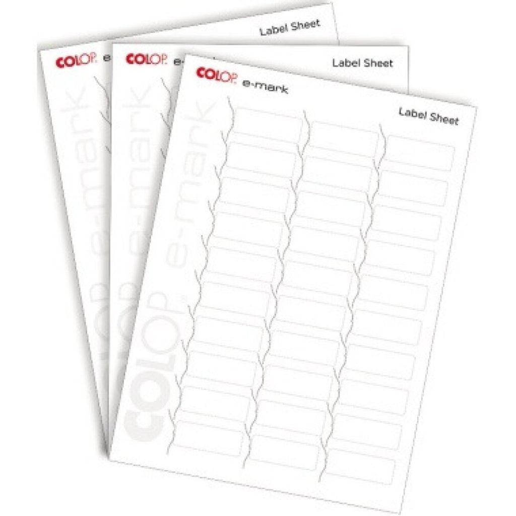 COLOP Etiketten für Digitalstempel e-mark 48,0 x 18,0 mm