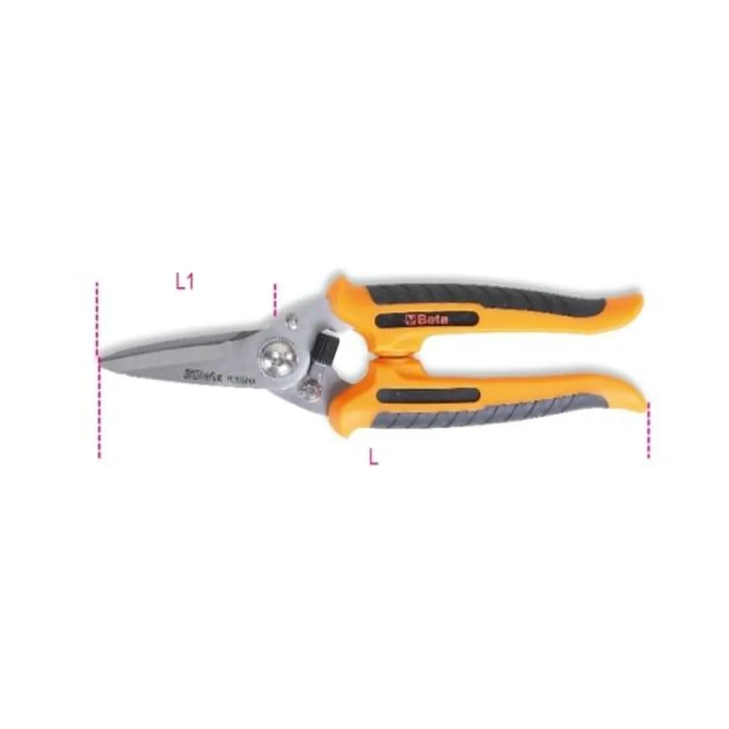 Ciseaux Beta inox à lames micro-dentées pour une coupe nette et précise