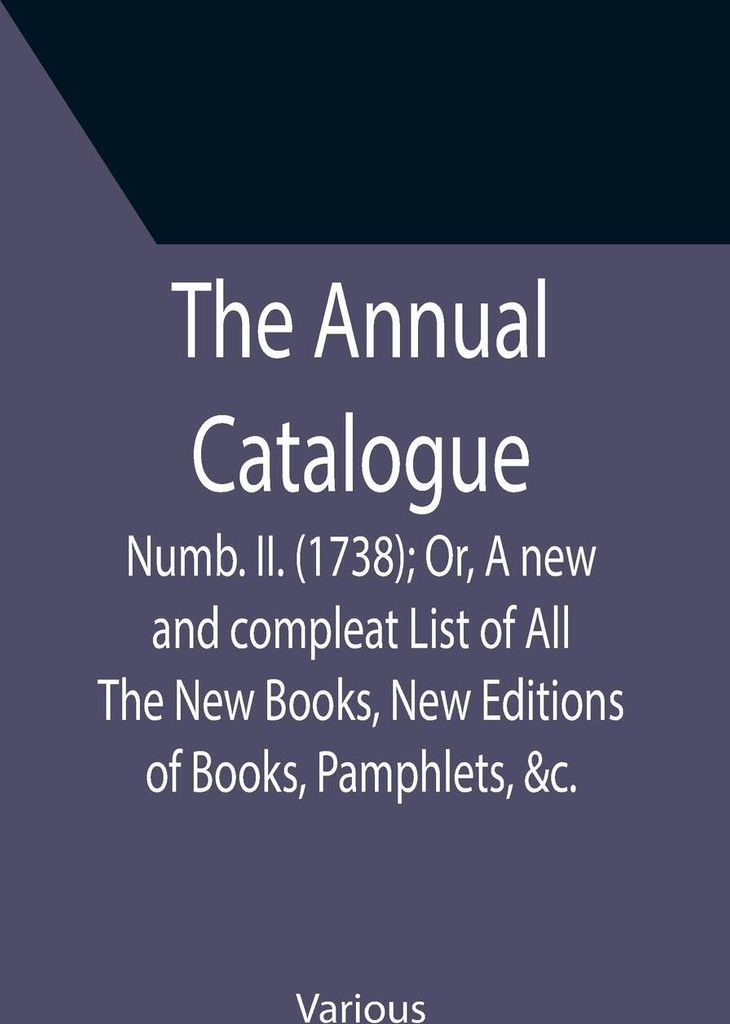 The Annual Catalogue