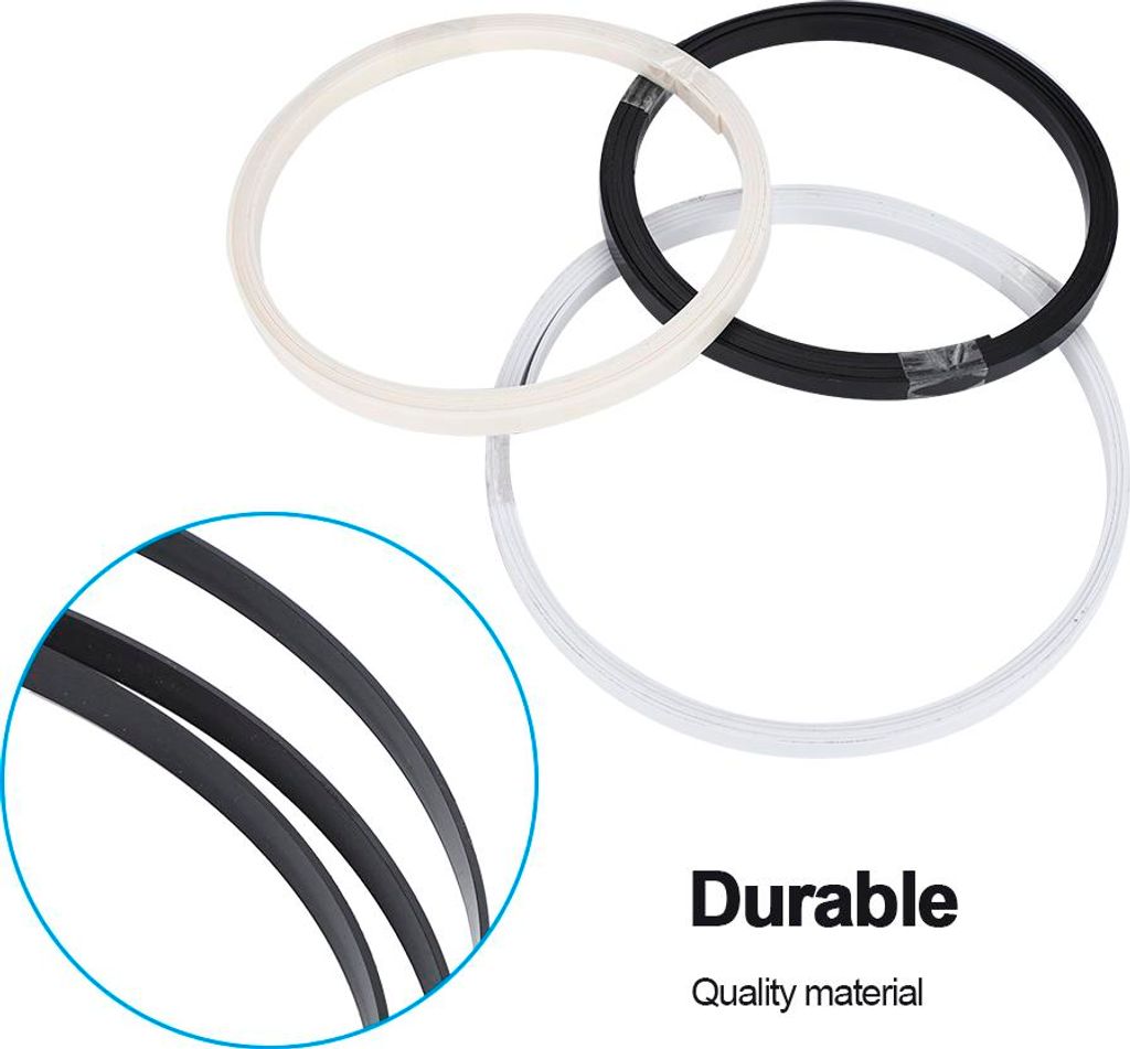 Dilwe 3 Pcs Gitarrengurte Streifen, Gitarre Bindungen Purfling Strips 65,4 Zoll