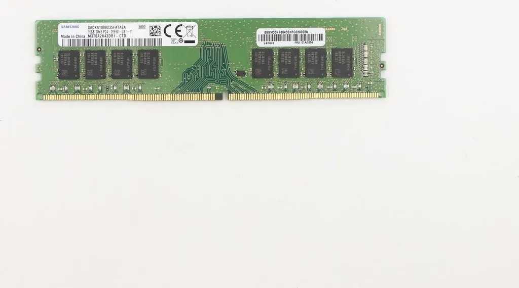 Mémoire 16 Go Lenovo 01AG858 pour Multitâche Fluide et Bureautique