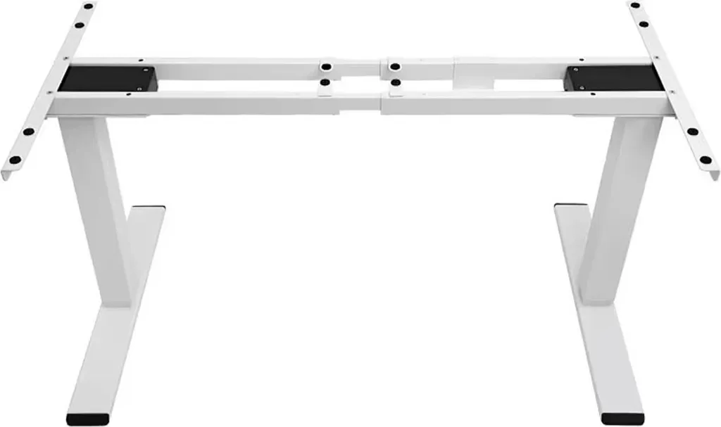 Structure de table stable E5W-EUV6 blanche contre les bureaux fragiles