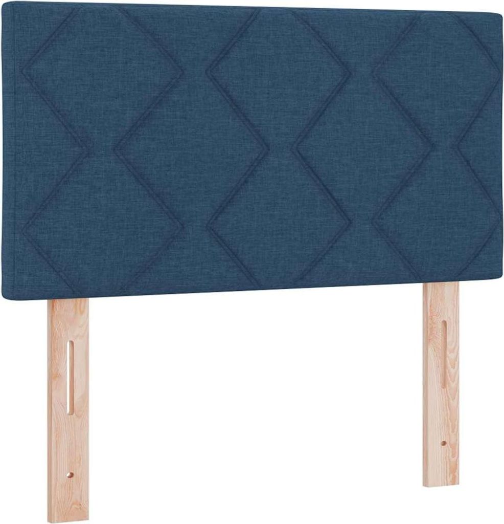 vidaXL Kopfteil Blau 80 cm Stoff