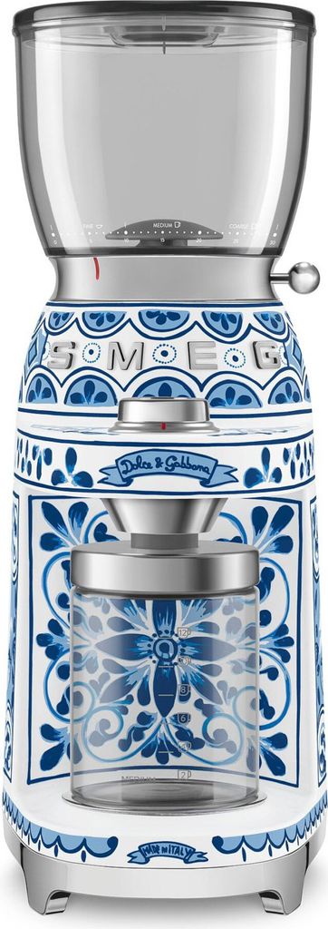 SMEG CGF01DGBEU Kaffeemühle Dolce & Gabbana Blu Mediterraneo