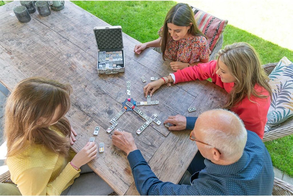 Mexican Train Domino Alu - Box 100 Stück Produktbild 9