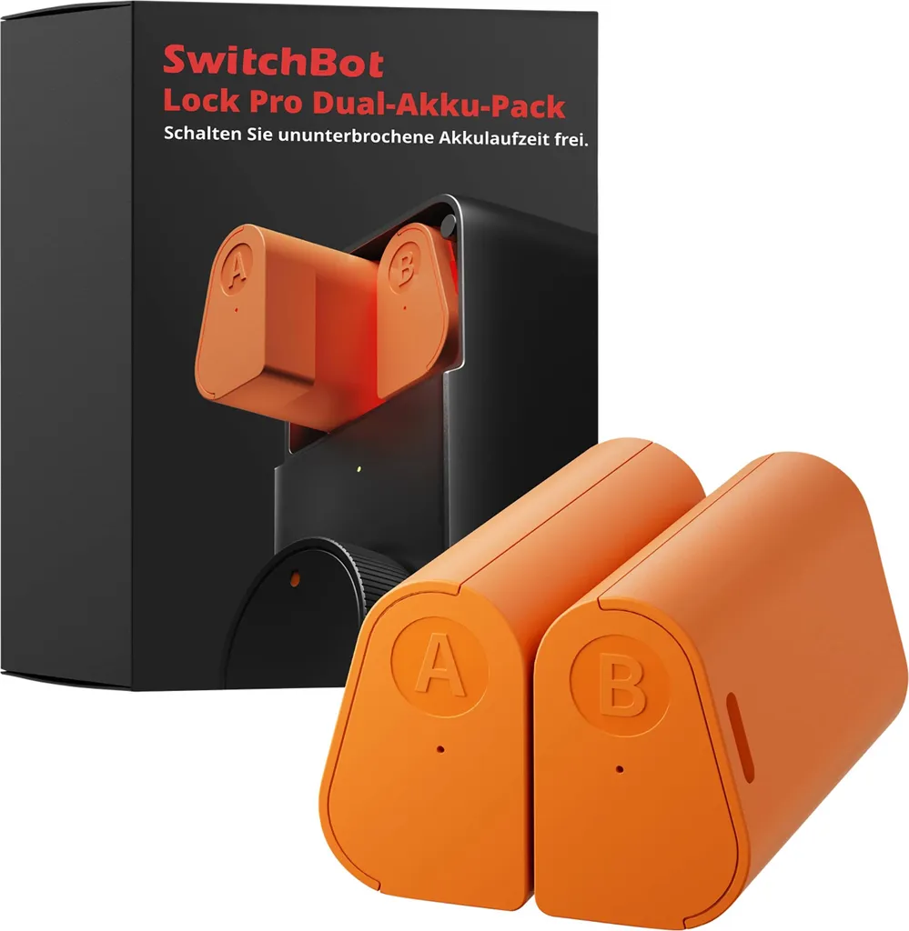 SwitchBot Dual Power Pack Lock Pro avec Double Cellule Rechargeable