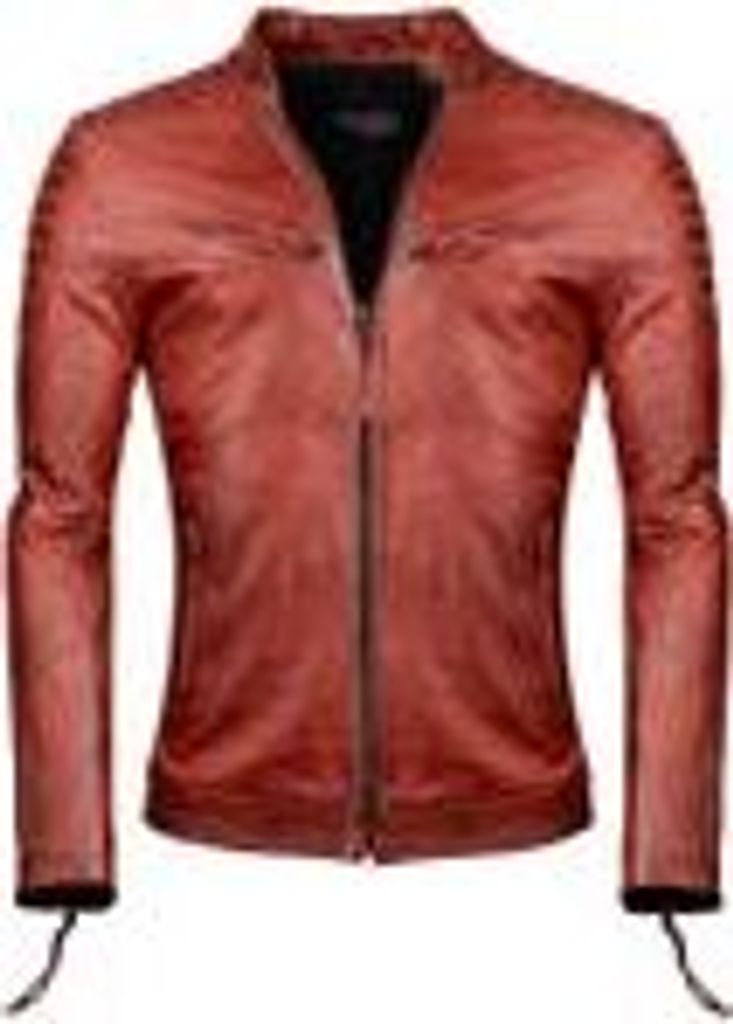 PAULGOS Herren Lederjacke Echtes Leder Jacke Echtleder Übergangsjacke Fashion in 5 Farben Gr. S-7XL Design 2