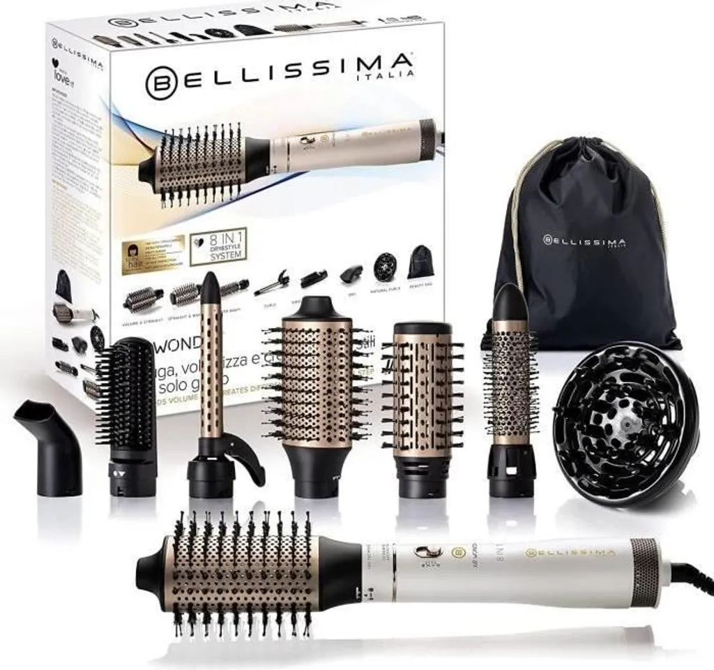 Spazzola Modellante Bellissima Air Wonder 8 in 1 Styling Rapido - 2