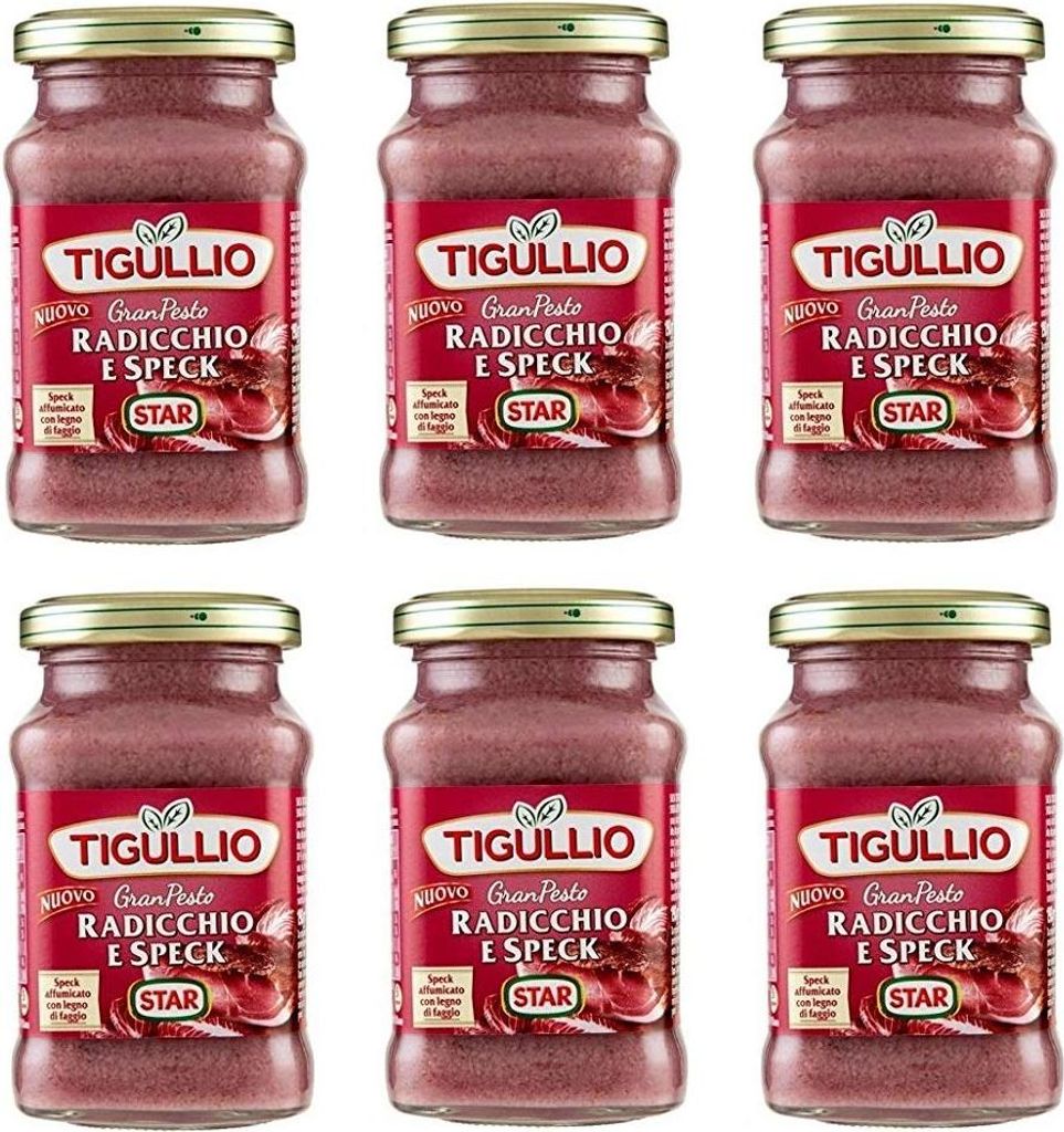 6x Star Tigullio GranPesto Pesto Radiccio e speck 190 g Produktbild 