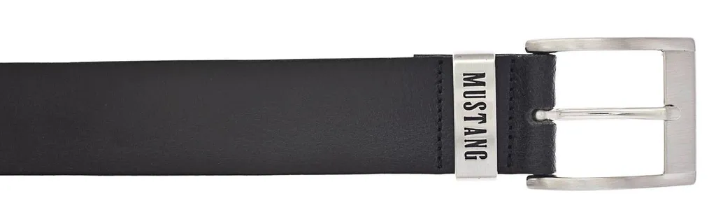 MUSTANG Pelle cintura Classic Leather Belt W90 Black nero - 3