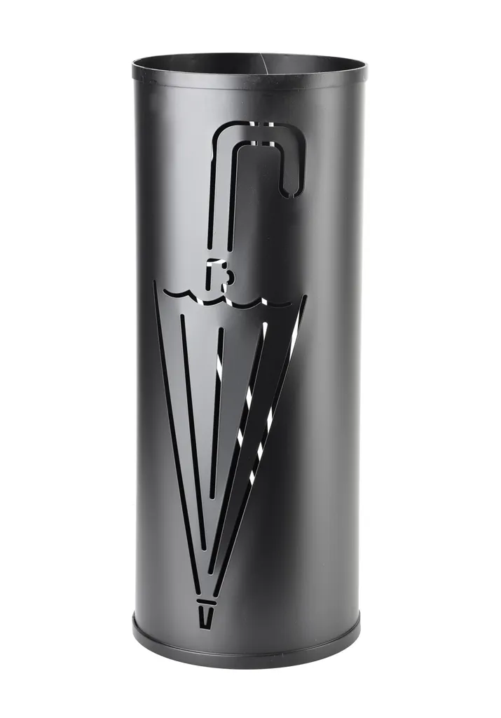 Porte-parapluies Mondex Cedric noir 49,5 cm : fini les sols mouillés !