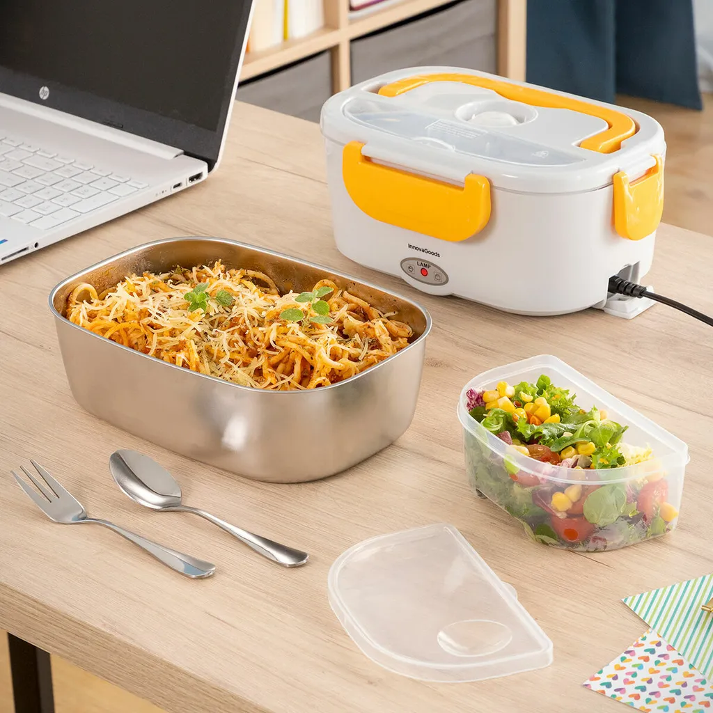 Scaldavivande Elettrico 2-in-1 InnovaGoods Lunffi - 60W Acciaio Inox
