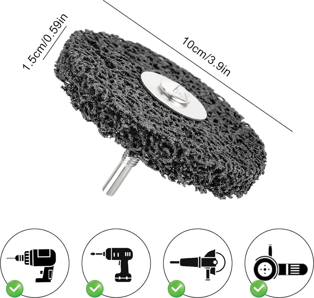 5x 115 Mm CSD-Schleifscheibe – Grobreinigung & Polieren Für Winkelschleifer, Für Metall, Edelstahl, Lacke 5x 115 Mm CSD-Schleifscheibe – Grobreinigung & Polieren Für Winkelschleifer, Für Metall, Edelstahl, Lacke