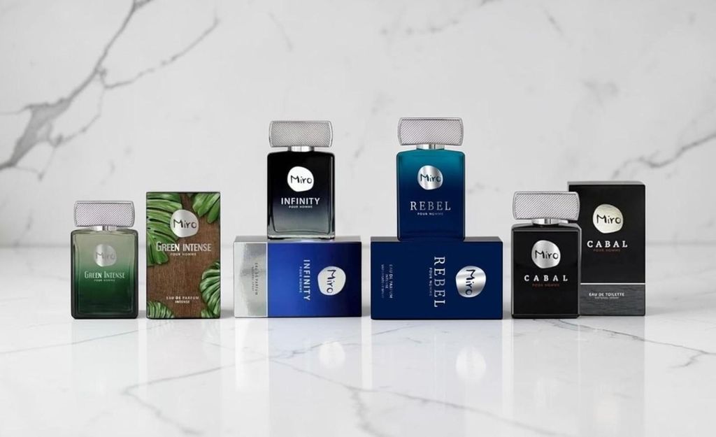 MIRO Duft Collection für Ihn: Cabal Eau de Toilette Spray/ Infinity Eau de Parfum Spray + Green Intense Eau de Parfum Spray + Miro Rebel Eau de Pa...