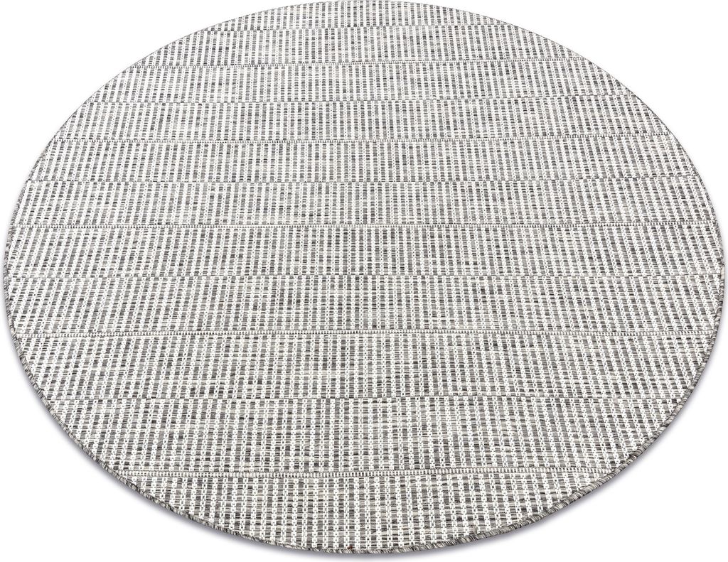 Teppich SISAL LOFT 21198 BOHO Kreis elfenbein/silber/taupe beige rund 120 cm