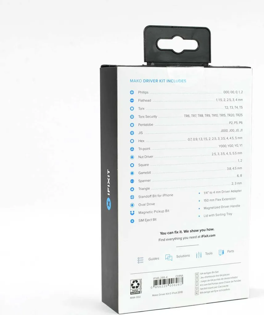 iFixit Mako 64 Bit Kit: Set Cacciaviti Precisione Professionale - 21