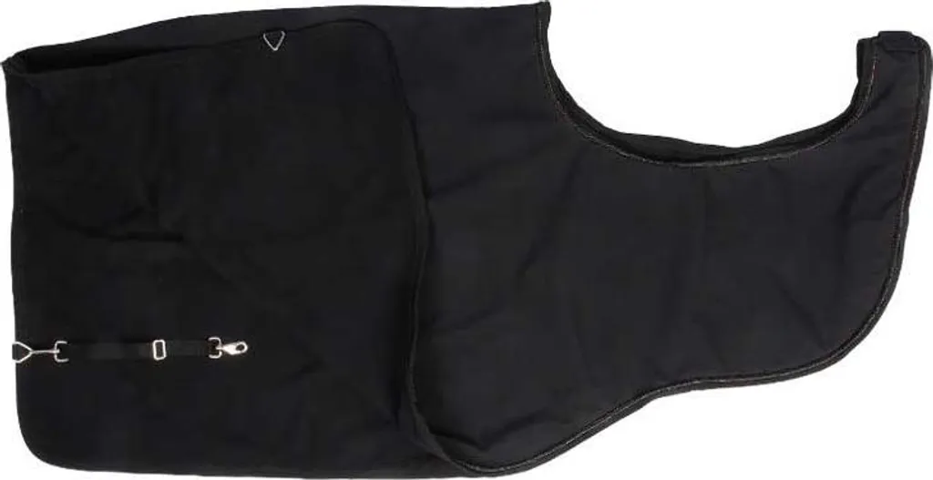 Couverture de Protection Cheval 145 cm pour Transport et Écurie Noire