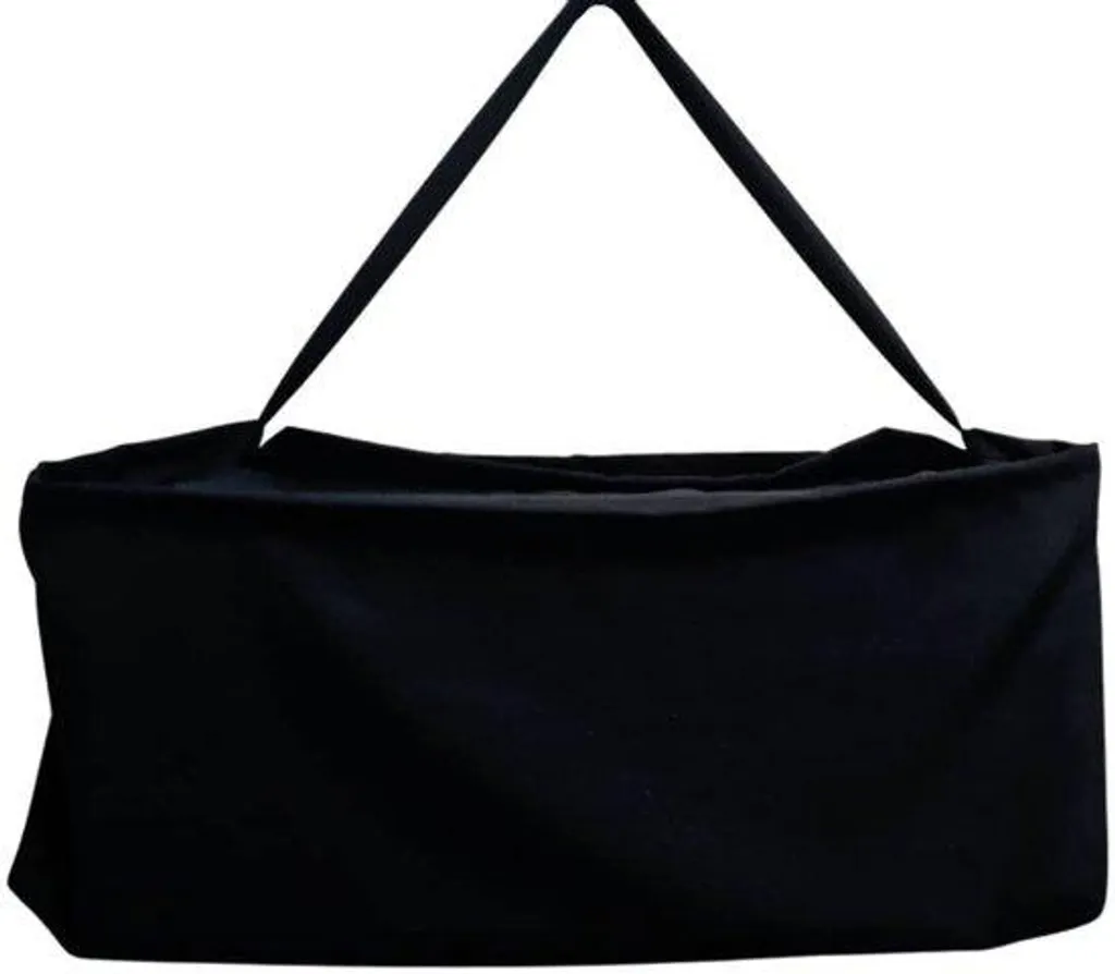 Sac de rangement jardin noir imperméable avec poignées renforcées 125cm
