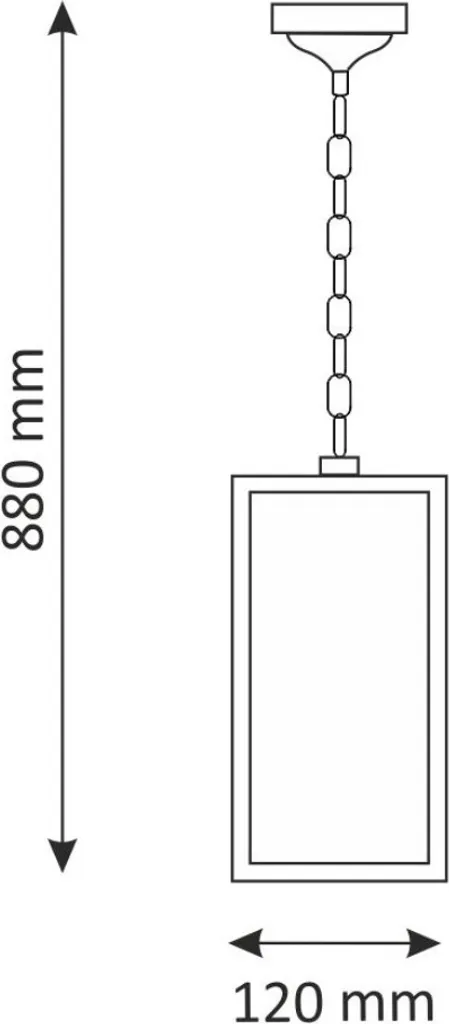 Suspension extérieure IP43 Malmo Graphite E27 résistante et design