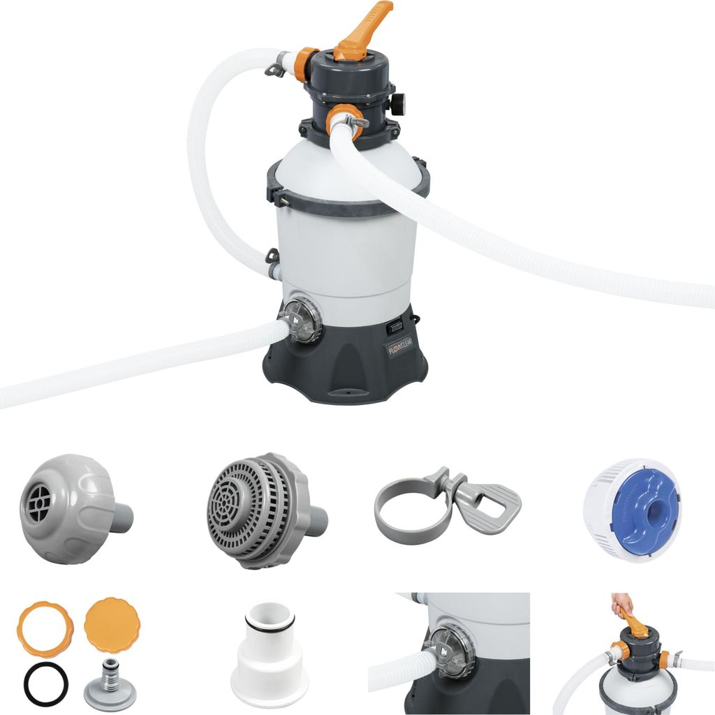 Bestway® Flowclear™ Sandfilteranlage 3.028 l/h, 85 W Produktbild 
