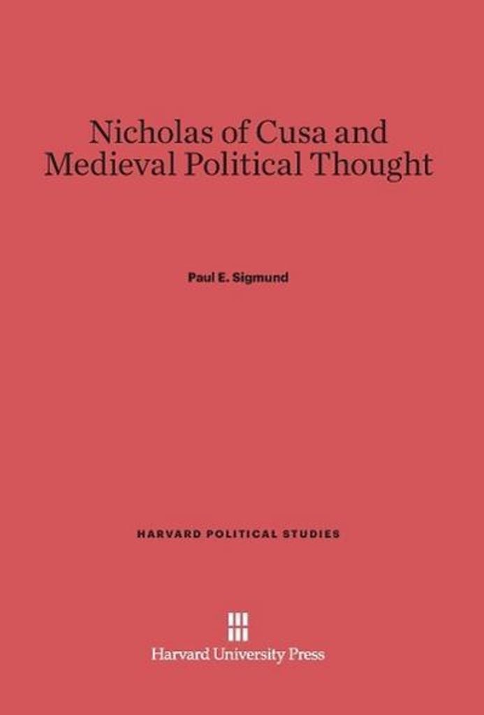Nicholas of Cusa and Medieval Political Thought