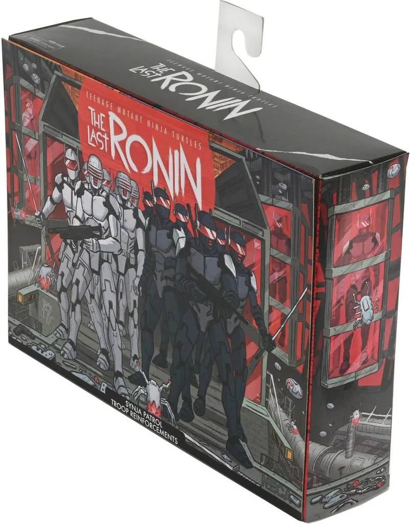 Synja Robots Figurines 18 cm TMNT Last Ronin avec Accessoires de Choc