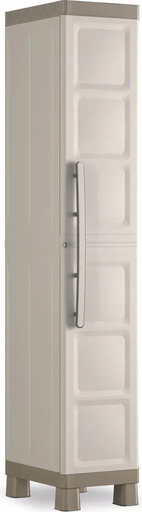 Armoire de Rangement Étroite KIS Excellence Sable avec 4 Étagères 182cm