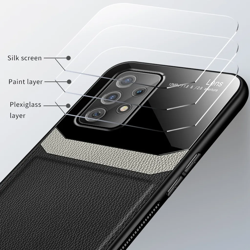 Custodia + Vetro Temperato Per Oppo A72 (6.5'') – Cover Morbida In Silicone Nero TPU Ultra Sottile Con Pellicola Protettiva WMA13 - 2