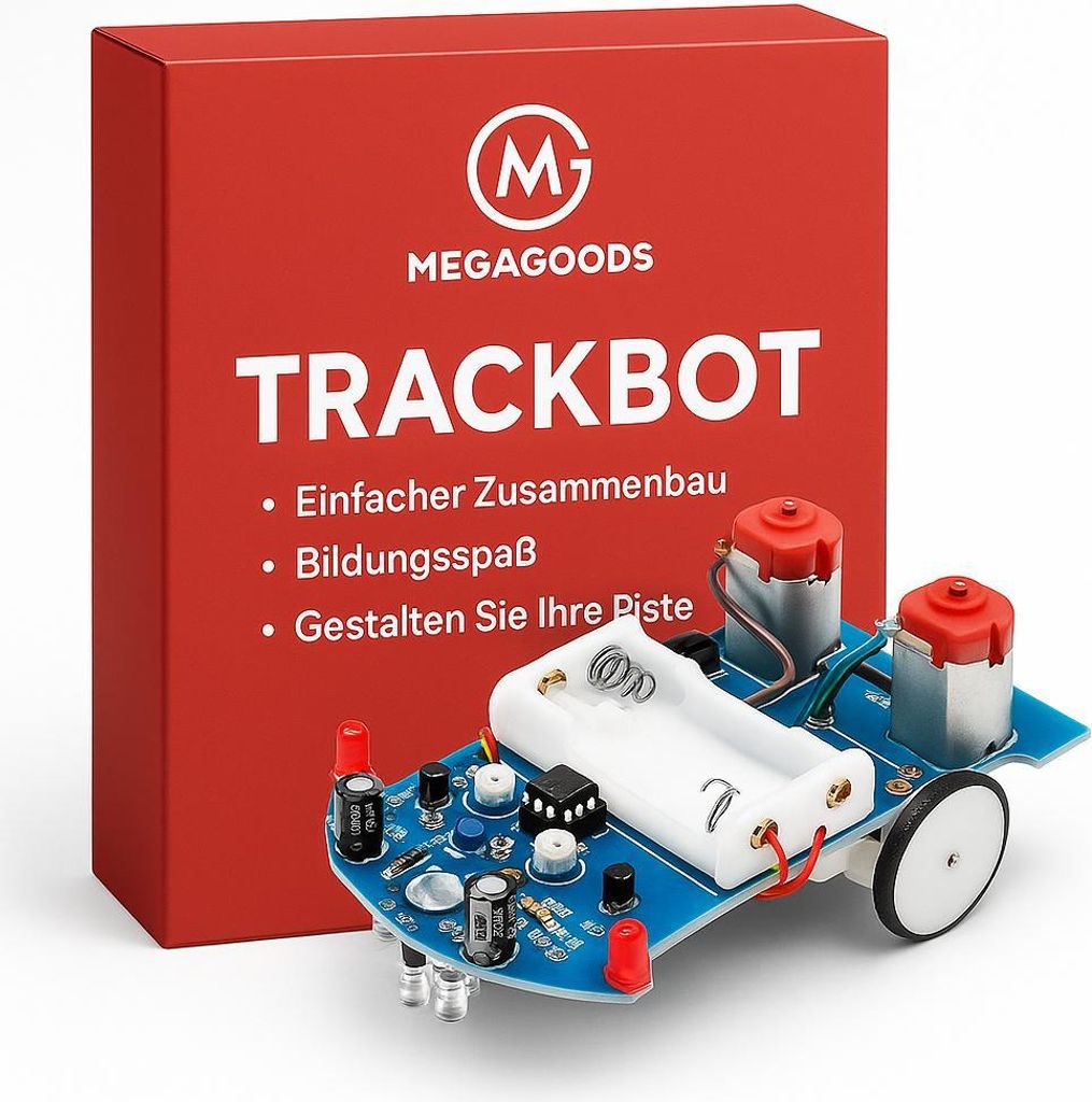 Lötset Elektronik Bausatz Smart Car Linienfolger Roboter DIY DE.