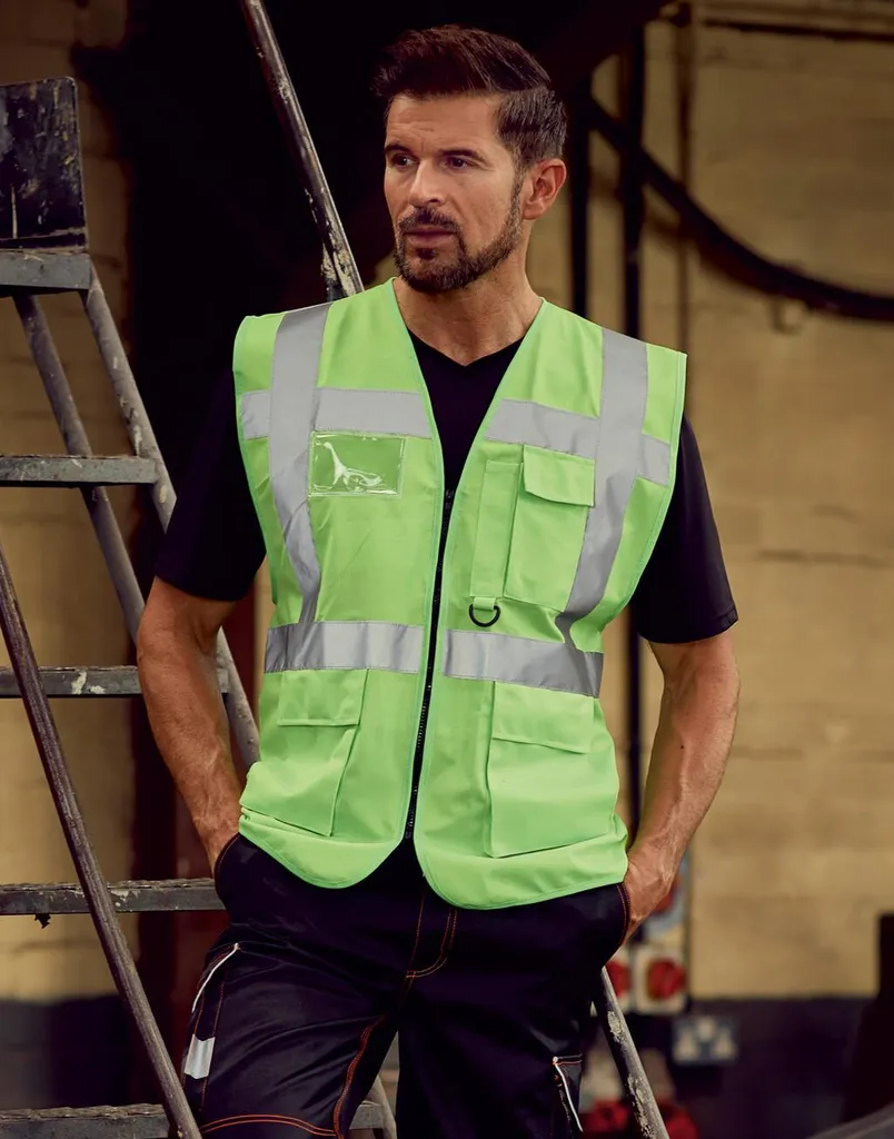 Executive Vest YOKO HVW801 Arancione M | Il Gilet Multitasche Definitivo - 5