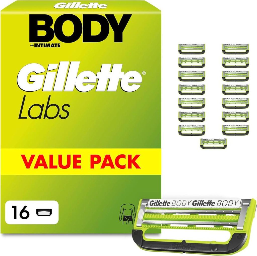 Lame di ricambio Gillette Labs per rasatura del corpo e Immagine del prodotto 