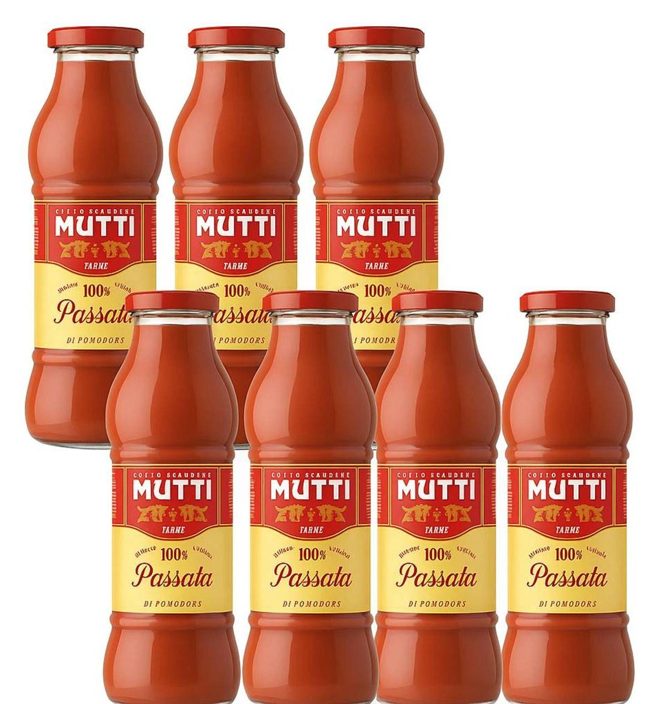 Purée de tomates 400 g x 7  - Mutti Image du produit 