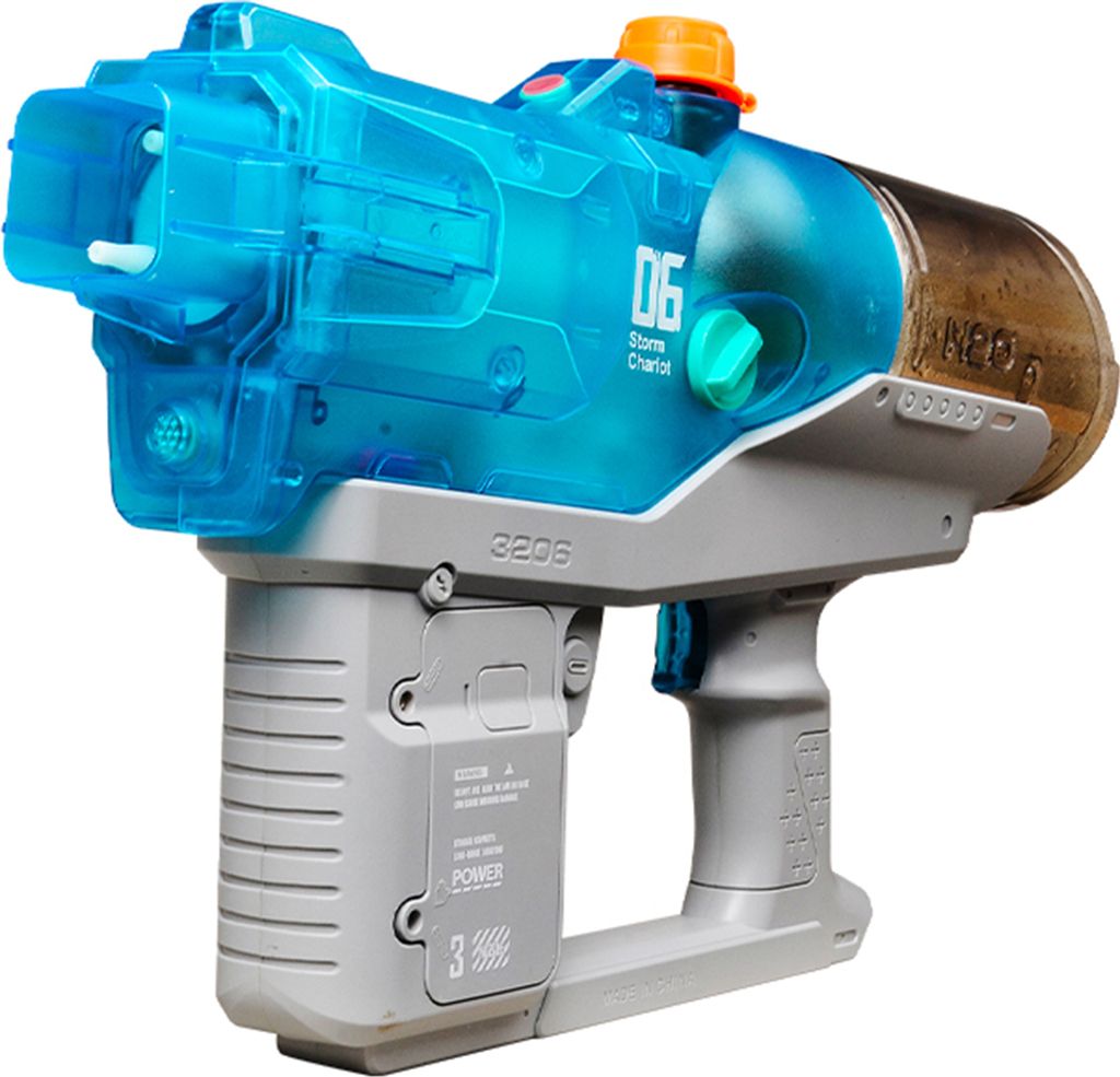 TechKidz, Elektrische Wasserpistole für große Entfernungen Modell Rafale, Blau