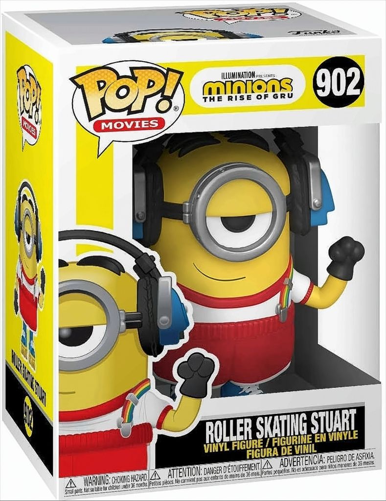 Minions - Pattinaggio a rotelle Stuart 902 - Funko Pop - Immagine del prodotto 