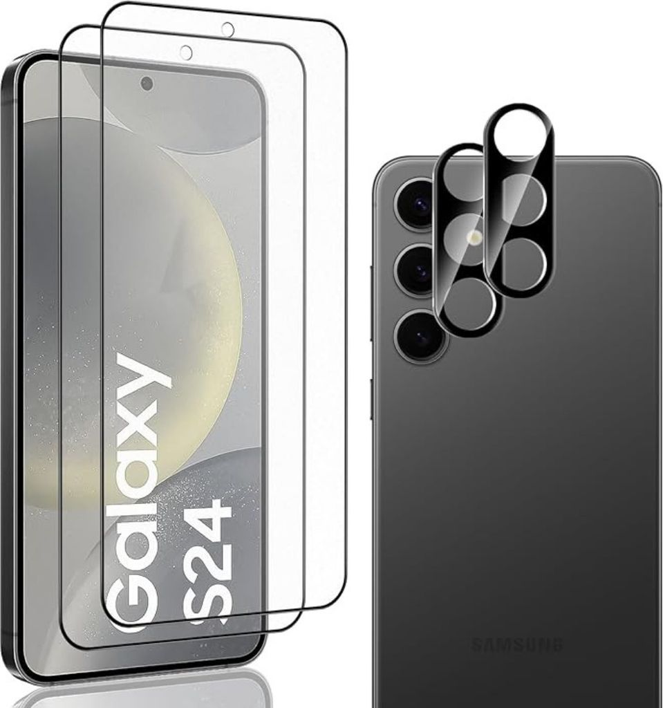 2X Schutzglas für Samsung Galaxy S24 Panzerfolie Display Produktbild 