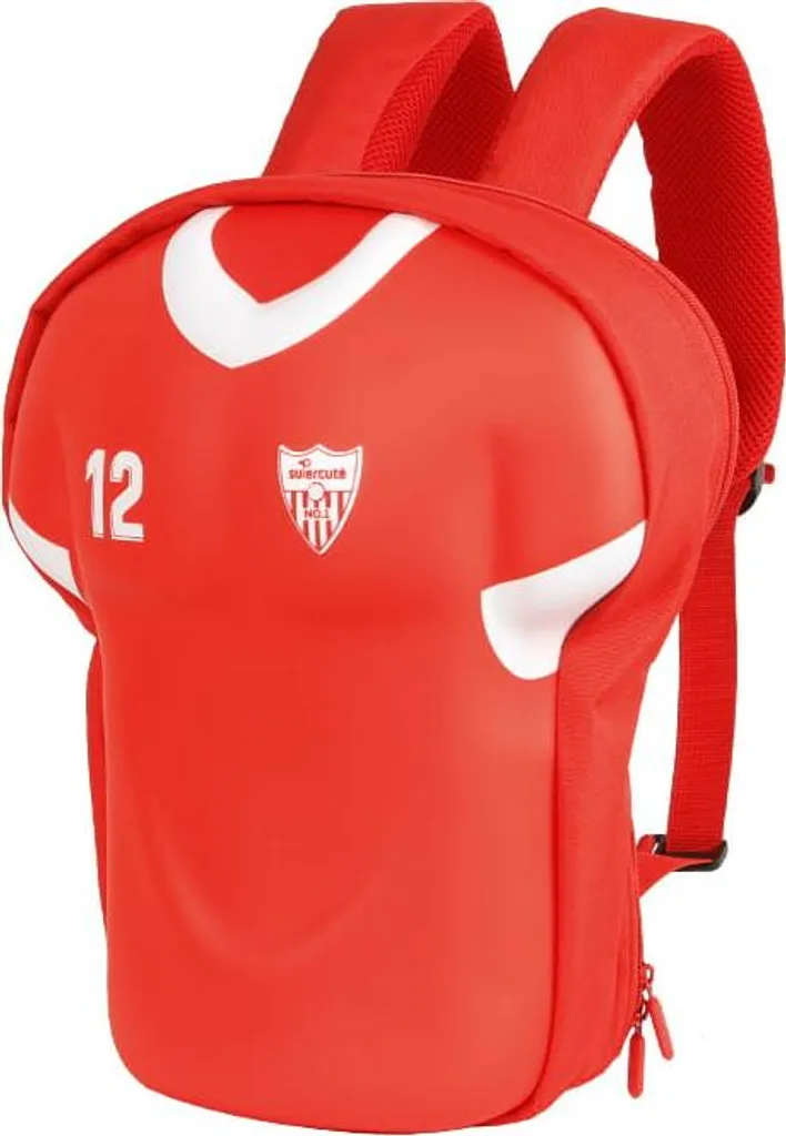 Zaino scuola "Calciatore del Monaco" rosso e bianco - 2