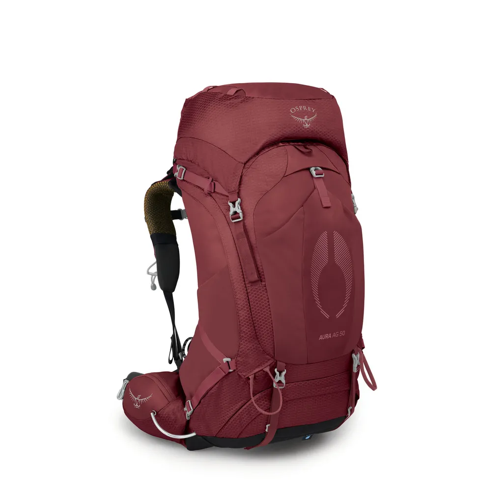 Sac à dos de randonnée Osprey Aura AG 50 femme rouge taille WM/WL