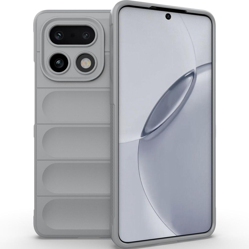 Handyhülle für Realme 16 Pro+ Weich TPU Silikon Stossfest Anti-rutsch Hülle Grau