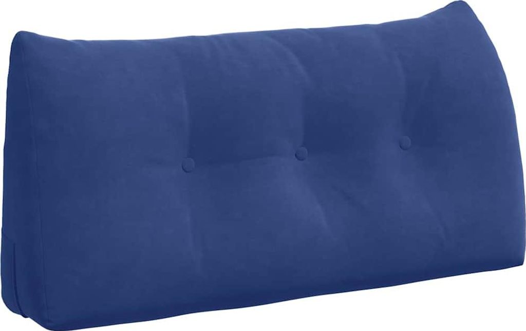 vidaXL Rückenkissen Polizeiblau 100 x 24 x 50 cm Samt