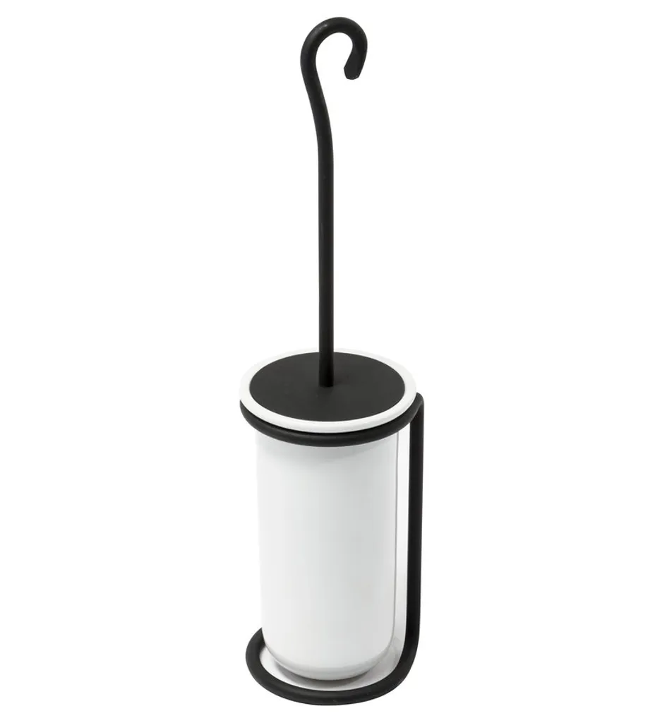 Brosse de toilette sur pied Sapho Rebecca blanche CC010 design moderne