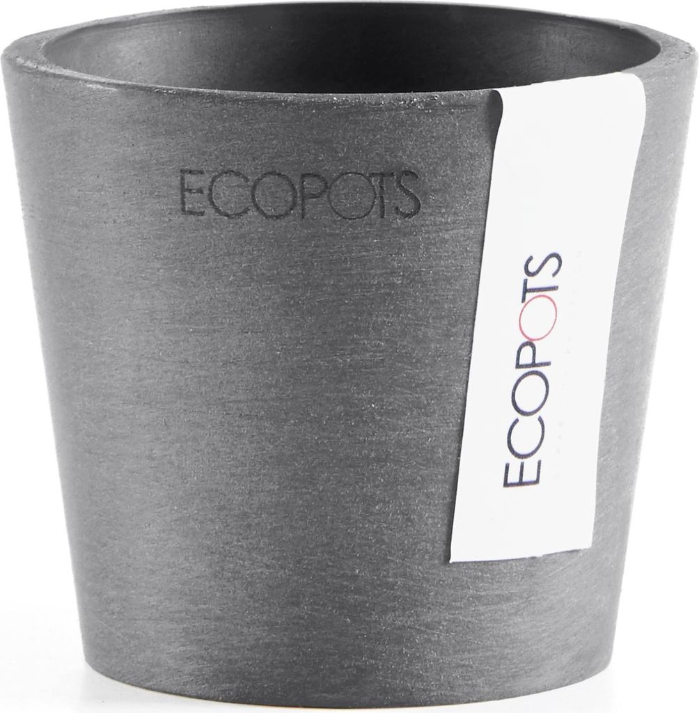 Ecopots Amsterdam 8 Blumentopf - L 8 cm x H 7 cm - Innen- und Außenbereich